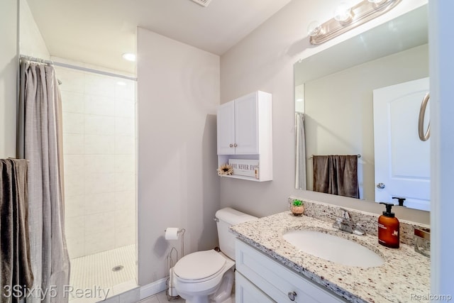 32879 Birchwood Dr, Chesterfield, MI 48047 - full bath featuring vanity, toilet, and tiled shower