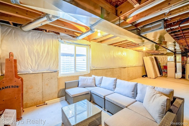 32879 Birchwood Dr, Chesterfield, MI 48047 - basement featuring heating unit