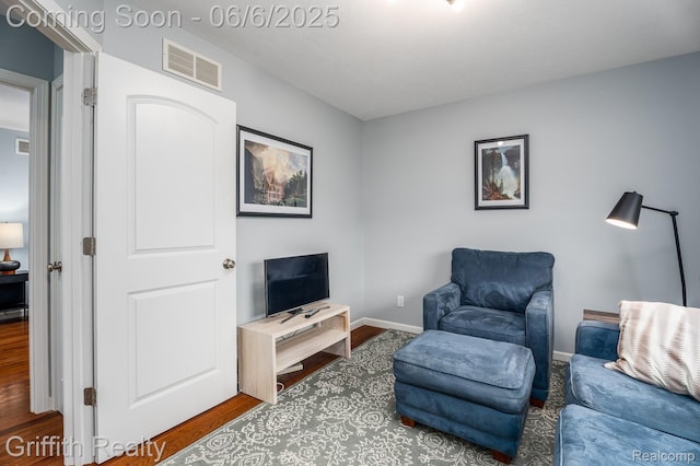 2870 Grand Marais Dr, Howell, MI 48843 - sitting room featuring wood finished floors and baseboards
