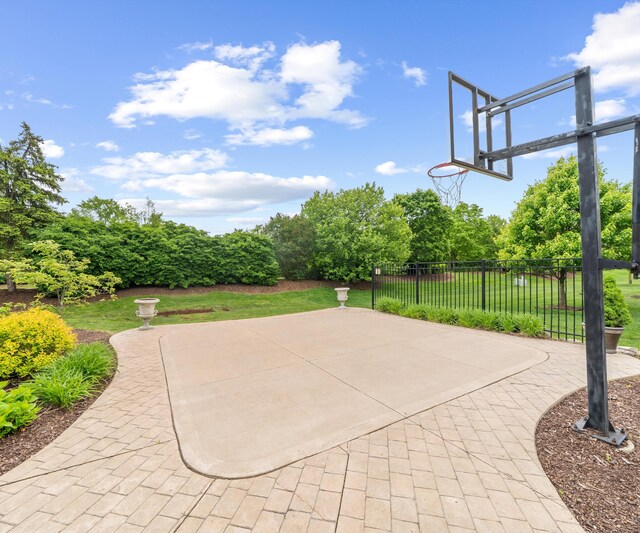 1150 Heatherlea Ct, Canton, MI 48188 - view of basketball court featuring basketball hoop