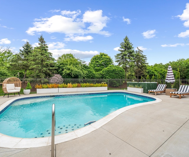 1150 Heatherlea Ct, Canton, MI 48188 - view of swimming pool featuring a patio area