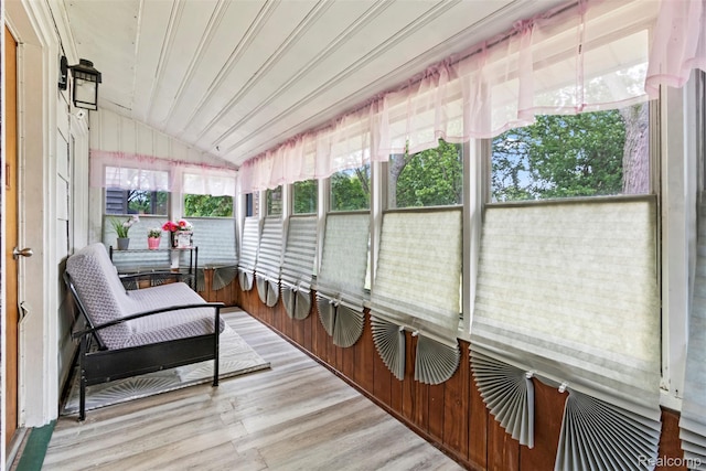 1141 E Madge Ave, Hazel Park, MI 48030 - sunroom featuring vaulted ceiling