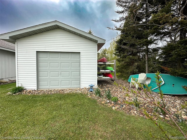 2109 S Lakeshore Rd, Harbor Beach, MI 48441 - view of detached garage