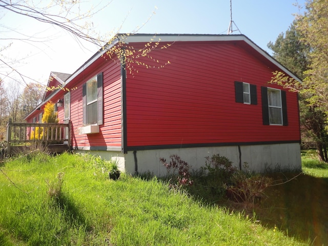 5925 113th Ave, Pullman, MI 49450 - view of property exterior with a deck