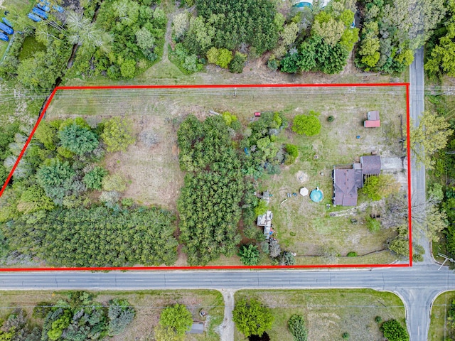 19030 W Almy Rd, Howard City, MI 49329 - view of property location featuring property boundaries highlighted