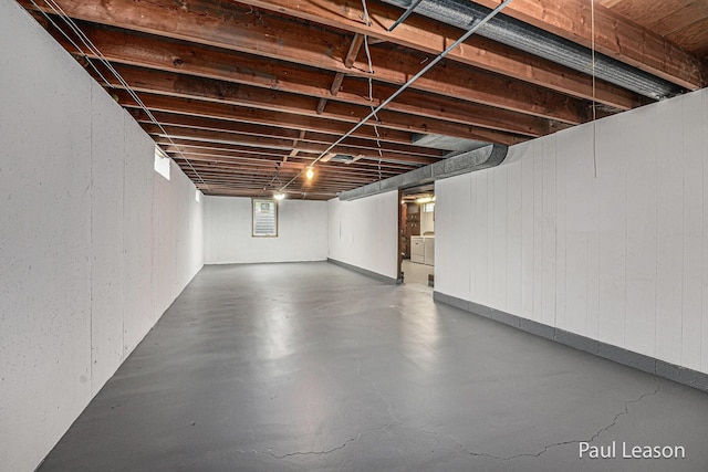 1043 Eastern Ave NE, Grand Rapids, MI 49503 - basement featuring independent washer and dryer