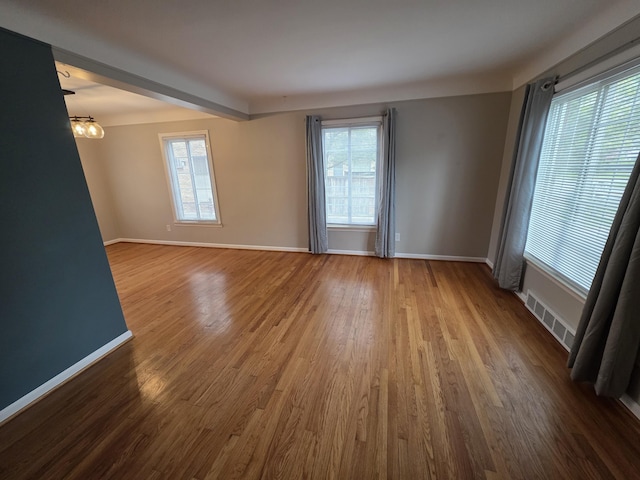 1516 W Webster Rd, Royal Oak, MI 48073 - spare room featuring baseboards and wood finished floors