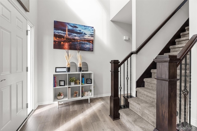 52690 Char Marie, Macomb, MI 48042 - stairway featuring wood finished floors and baseboards