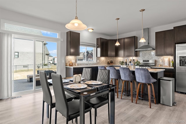 52690 Char Marie, Macomb, MI 48042 - dining space featuring light wood finished floors