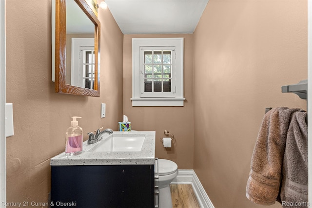 34642 Elm St, Wayne, MI 48184 - half bath with vanity and wood finished floors