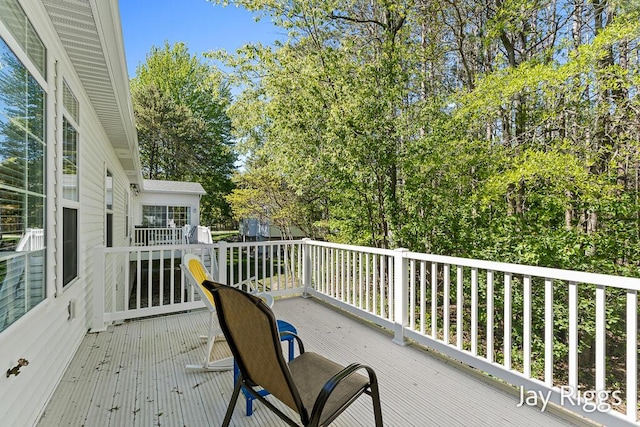 5702 Copper Sands Run Unit 101, Fruitport, MI 49415 - view of deck