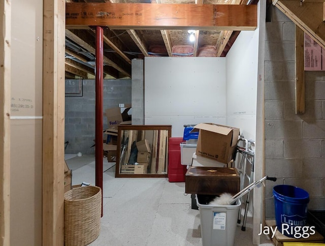 5702 Copper Sands Run Unit 101, Fruitport, MI 49415 - view of unfinished below grade area