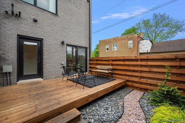 3303 Cochrane, Detroit, MI 48208 - view of deck