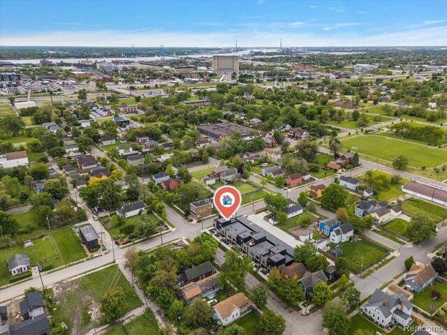 3303 Cochrane, Detroit, MI 48208 - aerial overview of property's location