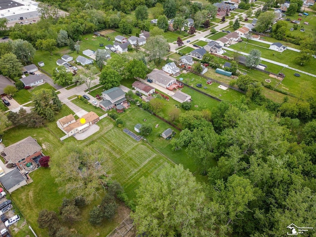 22933 Monterey Dr, Woodhaven, MI 48183 - aerial overview of property's location featuring nearby suburban area