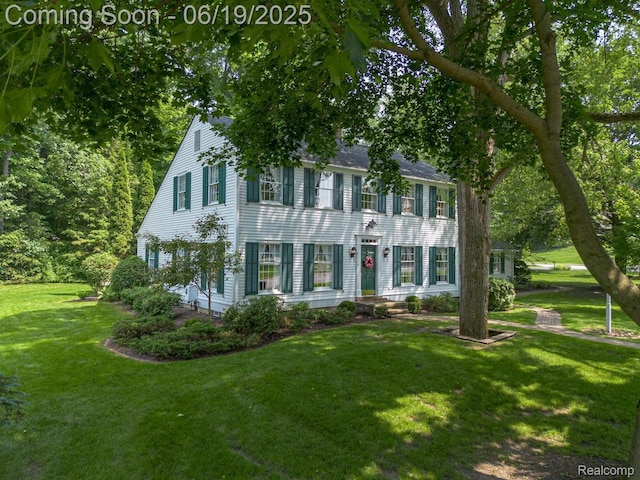 18410 Fermanagh Ct, Northville, MI 48168 - colonial home featuring a front yard