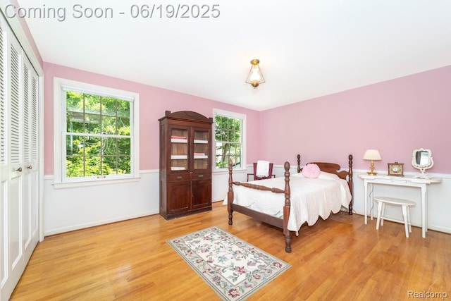 18410 Fermanagh Ct, Northville, MI 48168 - bedroom featuring wood finished floors and a closet