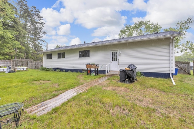1094 Lake Marie Dr, Horton, MI 49246 - view of back of property