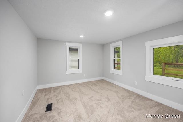 536 E Grant St, Sheridan, MI 48884 - carpeted empty room with baseboards, plenty of natural light, and recessed lighting