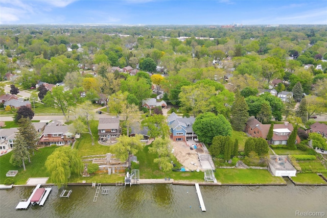 1104 James K Blvd, Pontiac, MI 48341 - view of property location with nearby suburban area and a nearby body of water