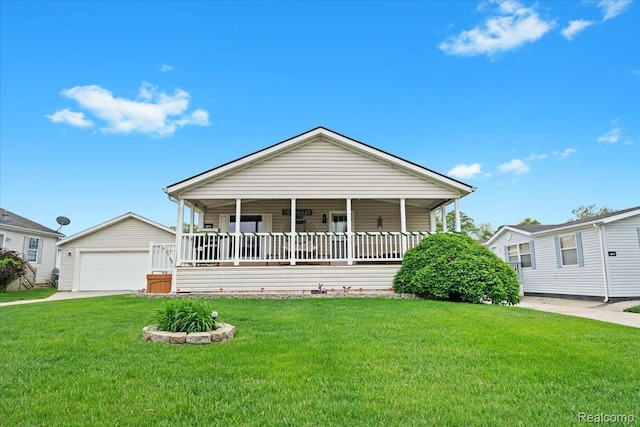 4813 Othello Ln, Northville, MI 48167 - view of front facade with a front yard and a garage