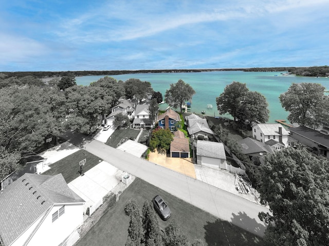 21922 Lake St, Cassopolis, MI 49031 - aerial view of residential area with a nearby body of water