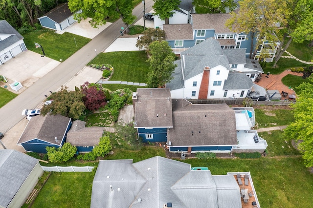 21922 Lake St, Cassopolis, MI 49031 - aerial perspective of suburban area