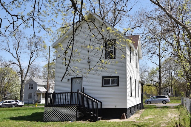 925 Princeton Ave, Kalamazoo, MI 49007 - view of rear view of house