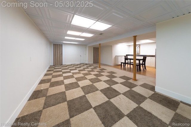 33532 Regal, Fraser, MI 48026 - finished basement featuring baseboards and carpet flooring