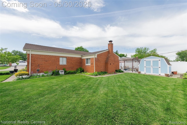33532 Regal, Fraser, MI 48026 - rear view of property featuring a chimney and brick siding