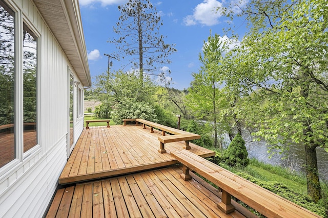 1862 19 Mile Rd, Barryton, MI 49305 - view of wooden deck
