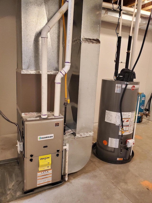 3995 112th Ave, Allegan, MI 49010 - utility room featuring water heater