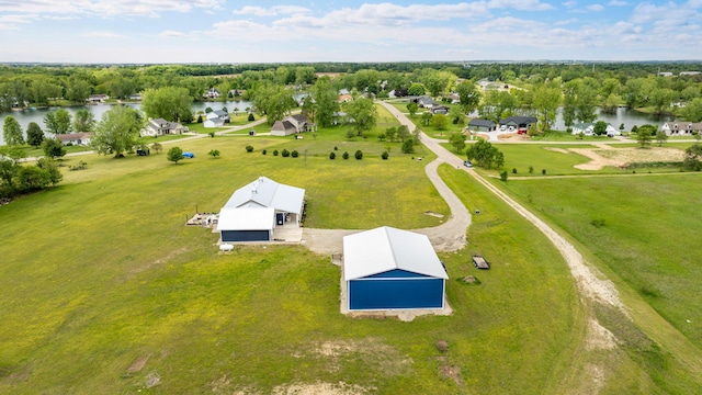 17495 Bison Trl, White Pigeon, MI 49099 - bird's eye view of a nearby body of water