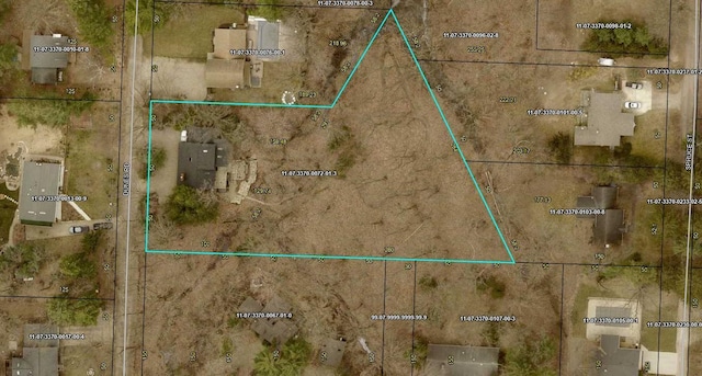 12215 Dunes Rd, Sawyer, MI 49125 - aerial overview of property's location featuring property parcel outlined