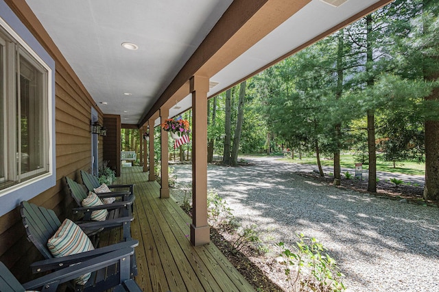 12215 Dunes Rd, Sawyer, MI 49125 - view of wooden porch