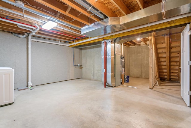 124 S Shore Dr, Portage, MI 49002 - unfinished below grade area featuring heating unit