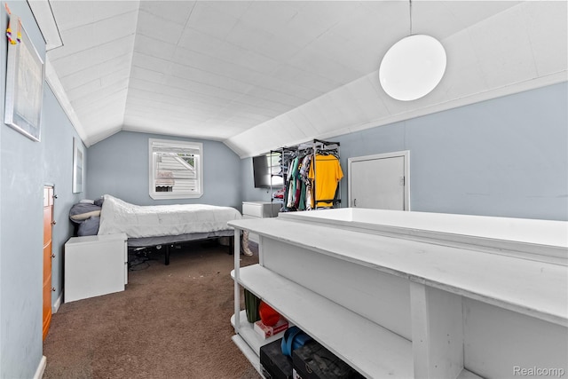 125 Tecumseh St, Clawson, MI 48017 - carpeted bedroom with vaulted ceiling