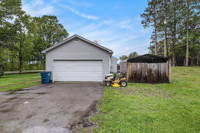 7694 Norconk Rd, Bear Lake, MI 49614 - view of detached garage