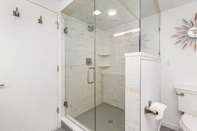 202 Orchard Hills Dr, Ann Arbor, MI 48104 - bathroom featuring toilet and a shower stall