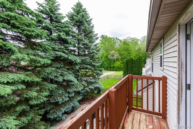 6075 Davison Rd, Burton, MI 48509 - view of wooden deck
