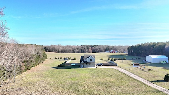 6039 W Morris Lake Rd, Mears, MI 49436 - aerial view of sparsely populated area