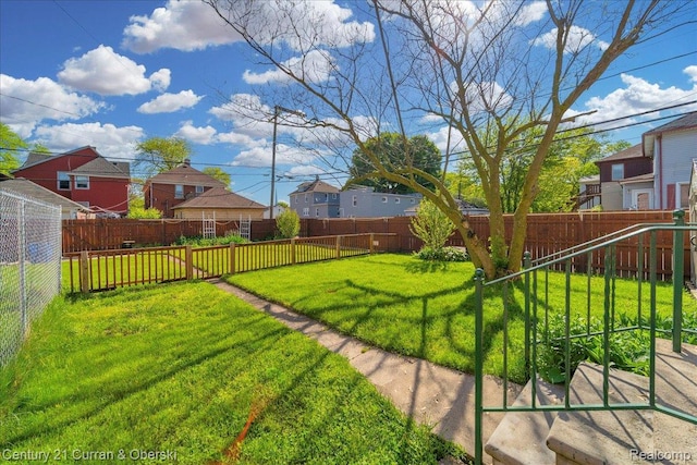 59 E Pleasant St, River Rouge, MI 48218 - view of yard featuring a residential view
