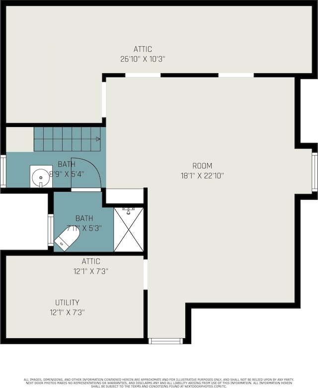 115 N Emily, Ludington, MI 49431 - floor plan / room layout