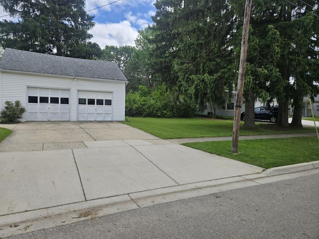 527 Jones St, Grand Ledge, MI 48837 - view of detached garage