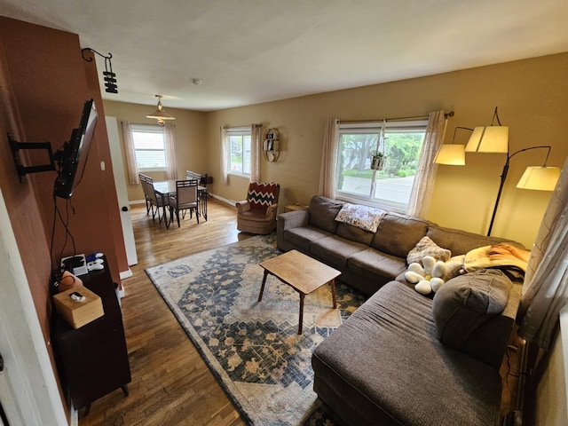 527 Jones St, Grand Ledge, MI 48837 - living area featuring wood finished floors