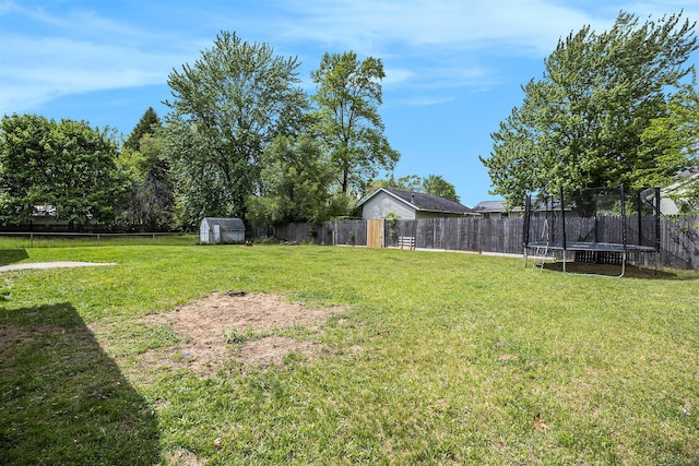 1988 Kregel Ave, Muskegon, MI 49442 - view of yard featuring a trampoline
