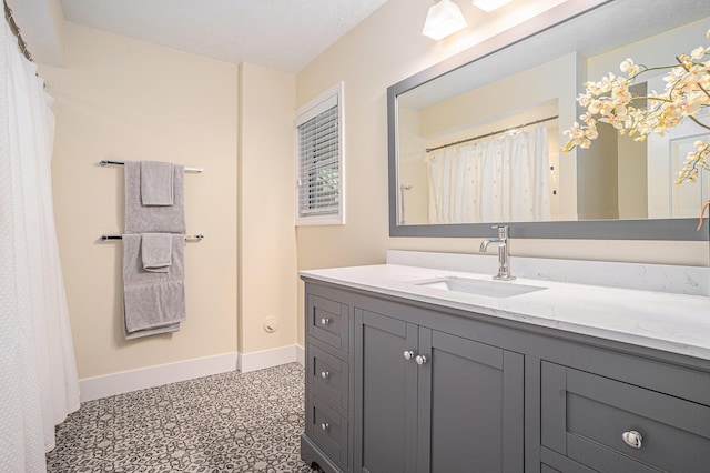 7431 W Buchanan Rd, Shelby, MI 49455 - bathroom with baseboards and vanity