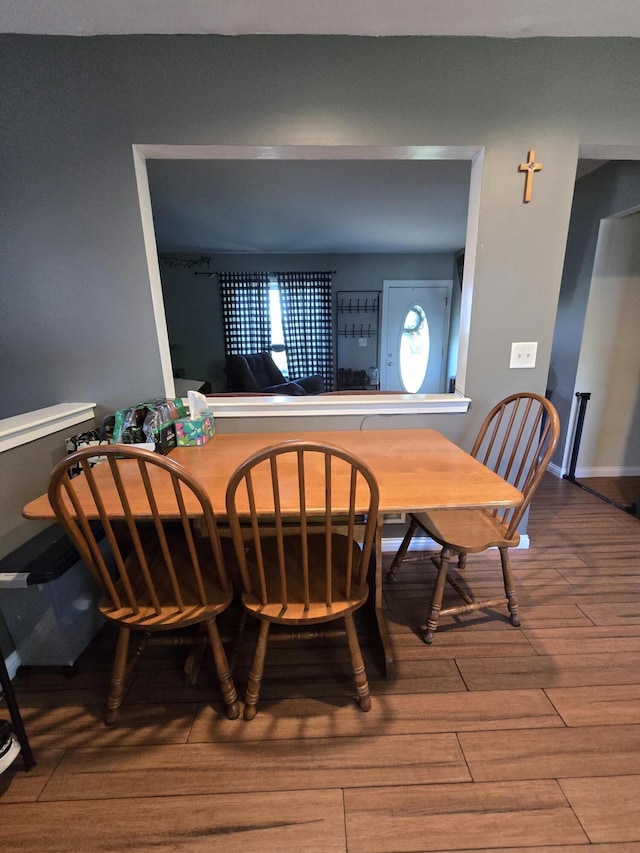 5966 Engleman Ave, Warren, MI 48091 - dining space featuring wood finished floors