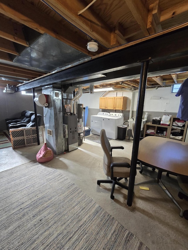 5966 Engleman Ave, Warren, MI 48091 - unfinished basement with independent washer and dryer and water heater