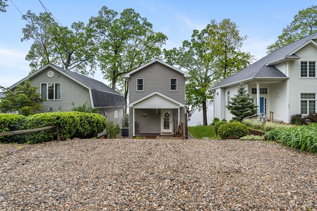 1548 Indian Trl, Pleasant Lake, MI 49272 - traditional-style home with a porch